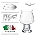 Luigi Bormioli Birrateque 17 oz Cider Beer Glasses (Set of 2) - Craft Beer Glasses for Cider, Hard Cider, Fruit Cider, Laser-Cut Rims, Foam Control - Made in Italy, Dishwasher Safe