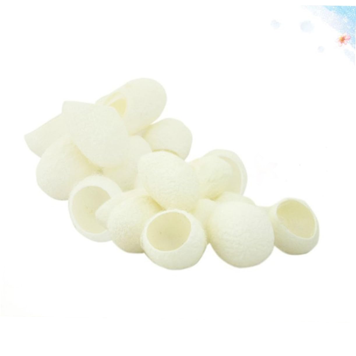 DOITOOL 2 Sets Gesichtspeeling Aus Naturseide Zur Pflege Peeling-reinigung Seidenbürste Zur Entfernung Von Mitessern Gesichtspeeling-werkzeug Bio 200 Stück * 2