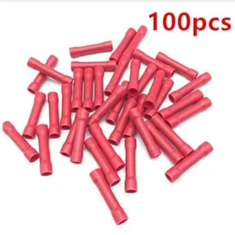 200-tlg Crimpklemmen Set - Schrumpfschlauch Verbinder BV1.25/BV2/BV5