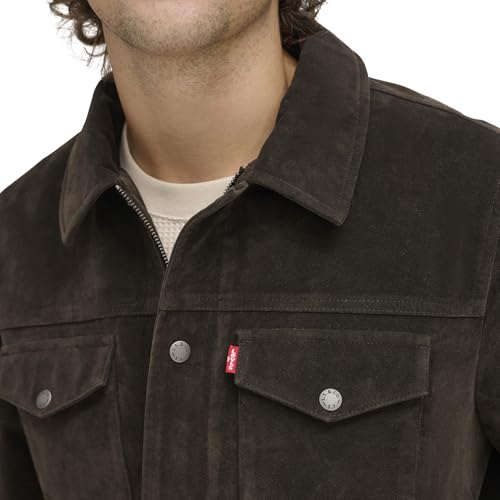 Image of Levi's Men's Faux Leather Shirt Jacket