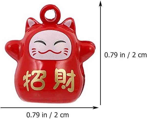 ランキング上位のプレゼント Nuobesty 9ピースの銅の運キャット装飾的な鐘のネックレスデコーサー運キャットジュエリーアクセサリー Lcoo Edu In