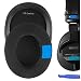 Geekria Sportowe wkładki do słuchawek chłodzących, zamienne wkładki do słuchawek SONY MDR-7506, MDR-V6, MDR-V7, MDR-CD900ST (czarne)