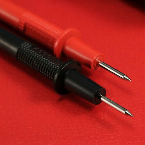Multimetro Tester Analogico Portatile Con Cavi Puntali, Misuratore Di Tensione Rilevatore Di Corrente Elettrica Resistenza Diodo Voltmetro Amperometro Ohmmetro Penna Tester (Tester Dt 830B) - 8