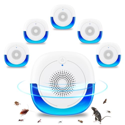 2026 Upgraded Ultrasonic Pest Control Repeller Plug in Indoor(6 Pack)