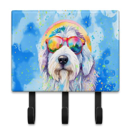 Caroline's Treasures Old English Sheepdog Dogs Ceramic Triple Wall Hook