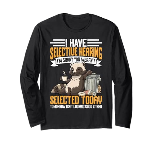 Have Selective Hearing Coffee Sarcastic Quote Retro ����T�V���c