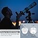 Alstar 7 Pair Dust Caps Set for 1.25 inch Telescope Eyepiece, Barlow Lens, Diagonal, T Adapter and Other Telescope Accessories - Including 7 Dust Caps and 7 Dust Plugs