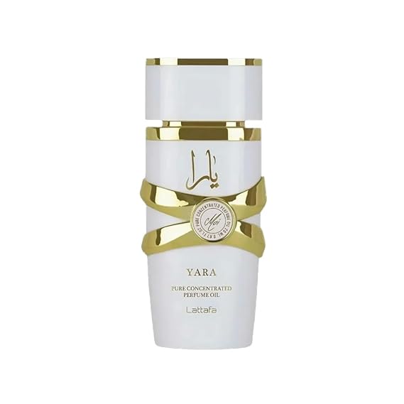 Lattafa Yara Moi Fruity, Floral, Sweet, Woody Pure Concentrated Perfume Oil Long-Lasting Fragrance for Women, 0.67 Ounce / 20 ml