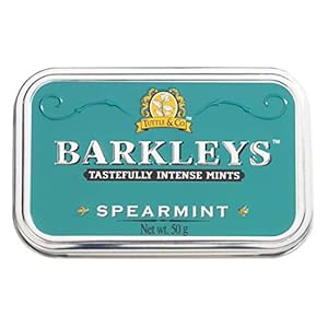 Barkleys Classic Mints – Spearmint, 6 tins, 6er Pack (6 x 50 g)
