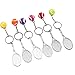 Portachiavi,6 pezzi Keychain racchetta da tennis,portachiavi creativo portachiavi sport portachiavi tennis palla Pocket Pop Keychain per Favori di Partito e Ricompensa del Carnevale