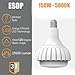 150W LED Bulb E39 Mogul Base, E39/E26 Super Bright Light Bulbs 5000K Daylight 19500LM Equivalent 1200Watt HPS/Metal Halide, High Lumen LED Bulb for Commercial Warehouse Workshop Factory Backyard Barn