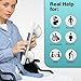 12-Inch Shower Handle, Bathtub Safety Aids for Disabled and Elderly, Safety Grab Bar Suction Cup, Heavy Duty No Drilling Removable Shower Handrails for Seniors, Suitable for All Ages and Occasions