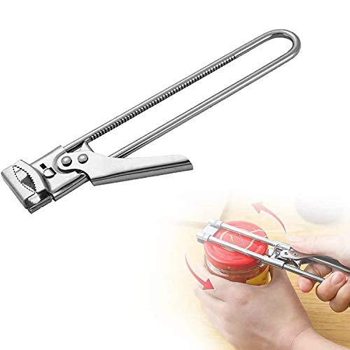 Master Opener Verstellbarer Flaschenöffner Multifunktionaler Edelstahl Dosenöffner Jar Lid Gripper Haushaltsküchenwerkzeug Cover