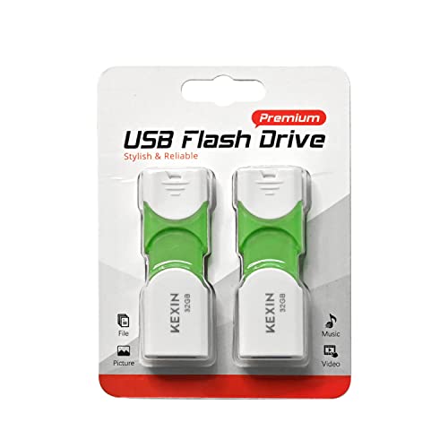 KEXIN 2 Pezzi Chiavetta USB 32 GB Pen Drive USB