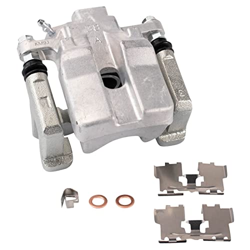 Image of TRQ Rear Left Brake Caliper w /Bracket Drivers Side