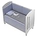 (VARIOS MODELOS) Edredón de cuna desenfundable + protector desenfundable + Cojín Osito color BLANCO/AZUL, tamaño CUNA 60 x 120