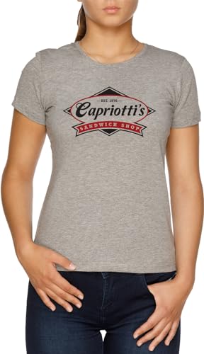 Confortevole Vendax Capriottis T-Shirt Donna Grigio