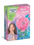 Clementoni   Kit à Creuser Pierres Précieuses – Dès 8 Ans – Jeu Scientifique Enfant de fouille et découverte, Jouet éducatif de Science et géologie, activité créative, Cadeau éducatif