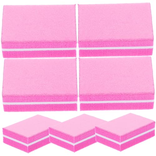 Healeved 150pezzi Blocco Per Unghie Spugna Per Unghie Doppia Faccia Strumento Da Manicure Portatile Facile Da Usare Per Casa e Salone