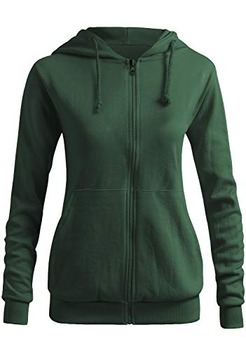 Clovery Women's Casual Hoodie Long Sleeve Hoodie Green Us Xl/Tag Xl #TOP1