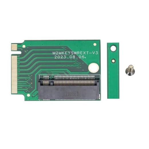 Suckoo for Rog Ally Handheld Device 2280 Replacement 2230 SSD Expansion Board NVME M-Key 5Pin NGFF M.2 PCIE 4.0 Adapter Upgrade Converter 90 Degree ROG Ally Handheld Accessories
