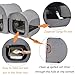 LUCKITTY Portable Cat Playpen, Delivery Room, Enclosure, Postoperative Recovery, House Design for Better Standing, Foldable Pet Tent for Indoor and Outdoor Use, Cat Houses & Condos Dark Gray
