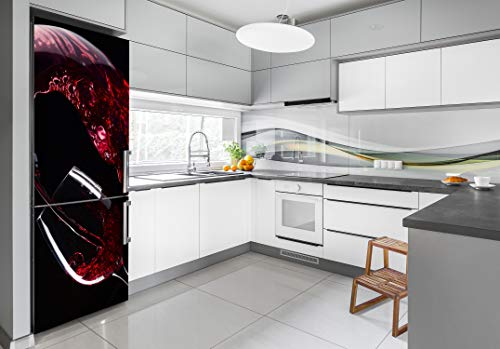 Cubierta de refrigerador autoadhesiva Tulup para ocultar imperfecciones de cocina 3