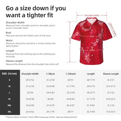 Chemise Saint-Valentin homme à imprimé cœur et fleurs EdWal