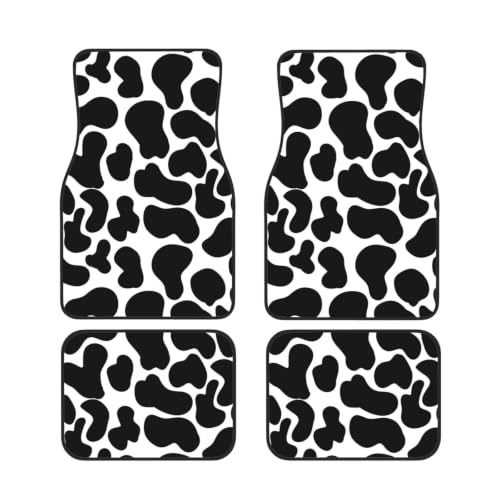 Alfombrillas para coche protectoras de neopreno negro kit completo de 4 alfombrillas para vehículos