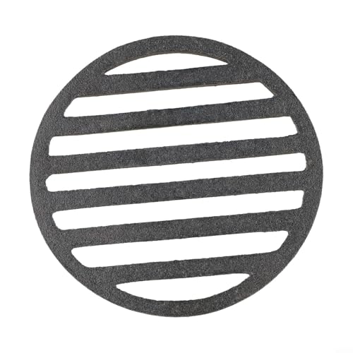 Malla de hierro fundido, rejilla redonda para barbacoa para cocinar al aire libre, rejilla de cocción resistente y parrilla para asar carne, accesorio de pieza de repuesto para parrilla de gas de