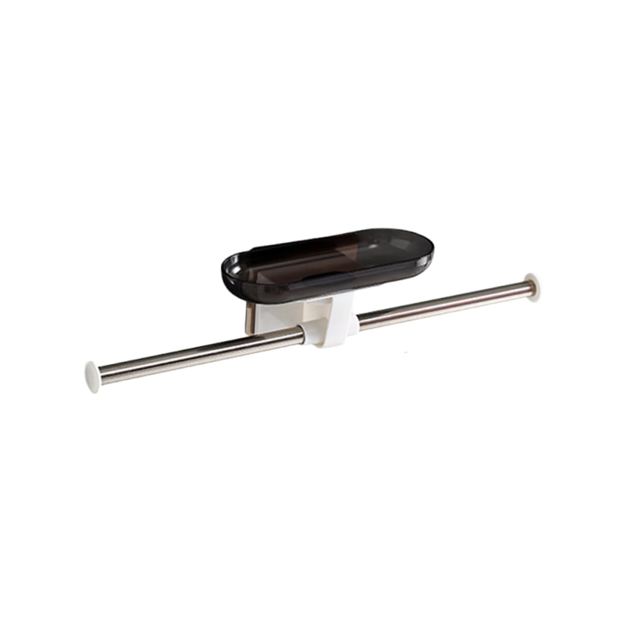 Stainless Steel Wall-mounted Coat Hanger Shelf Organizer Rack Rustproof Space-saving Holder for Entryway Clothes Storage