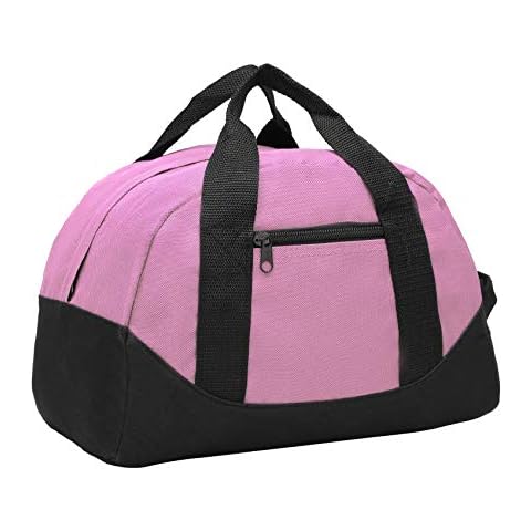 BuyAgain Duffle Bag, 12" Small Mini Travel Carry On Sport Duffel Gym Bag with Top Handle Cover