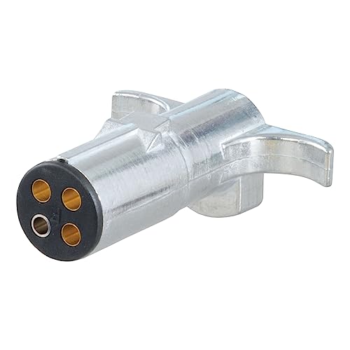 Image of CURT 58060 Trailer-Side 4-Pin Round Wiring Harness Plug (Pack of 6)