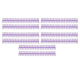 presse combiné reliure [Package pratique] Obtenez 10 peignes en une phrase et assurez-vous d'avoir un montant approprié pour vos projets contraignants.