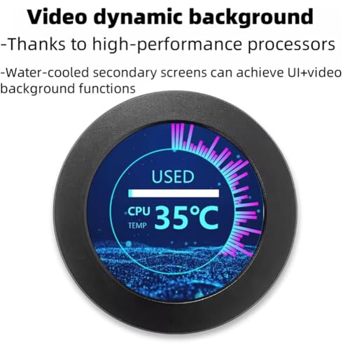 Panel de Sensor de PC para Enfriador de CPU y GPU en Escritorios de Streaming 6