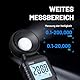 Mcbazel Digital Luxmeter Photometer Belichtungsmesser Beleuchtungsstärke Lichtmesser mit LCD Display, Messlichter 0,1-200,000 Lux