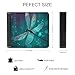 XZDXZD Colorful Dragonfly Wing Slim Bifold Wallet for Men Women, Fashion PU Leather Credit Card Holder with Double-Sided Pattern, Portable Money Organizer Purse, 4.6
