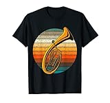 Tenorhorn retro Horn Volksmusik Flügelhorn Bariton Geschenk T-Shirt