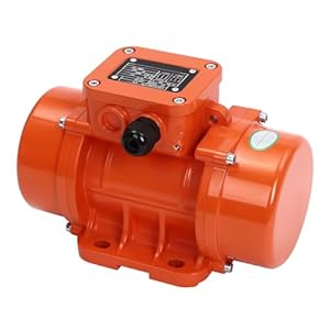 HUSPOO Trilmotor 220 V 60 Hz IP65 | betontrilmotor 3600 tpm | instelbare vibratiekracht tot 2 kN | met verdikte sokkel en 4 gaten voor triltafels