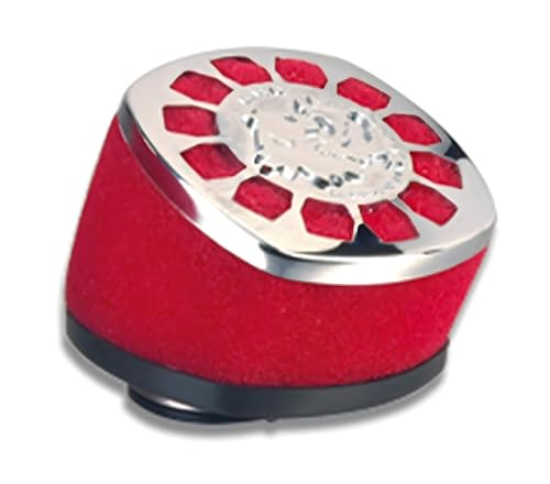 Filtre à air Malossi E14 32 mm avec mousse lavable rouge et coude à 30°