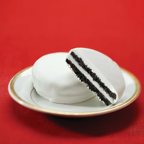 Image of Oreo, White Fudge Covered Chocolate Sandwich Cookies, Holiday Cookies, 8.5 Ounce