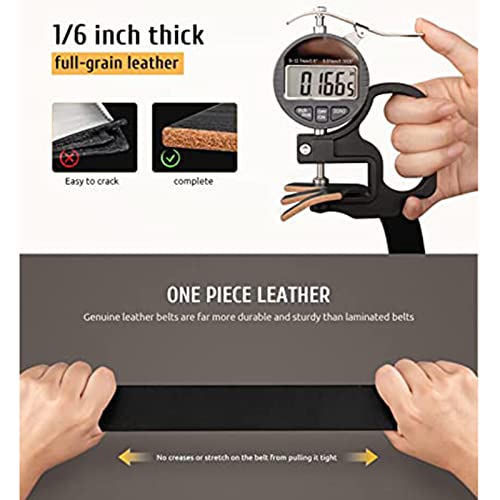 Embossed Leather Ratchet Belt Men with Rhinestone Crocodile Automatic Click Buckle-Customizable Fit, Effortless Style2