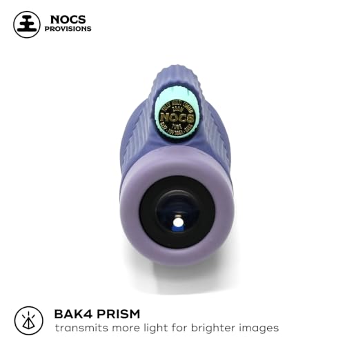 Image of Nocs Provisions Zoom Tube 8x32 Monocular, Bird Watching & Backpacking | 8X Magnification Telescope, Bak4 Prism, Wide Field of View for Wildlife Viewing