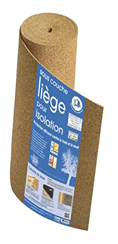 Cork Insulation Roll for Wall/Floors 1.15 x 8 m x 2 mm