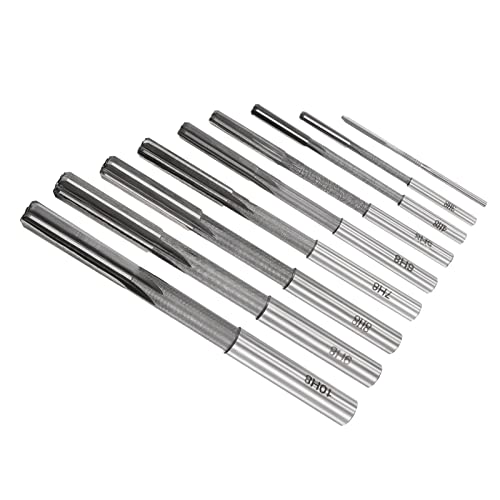CoCud Mandrin Alésoirs Ensemble, 2mm 3mm 4mm 5mm 6mm 7mm 8mm 9mm 10mm Diamètre H8, Fraisage Fraise - (Applications: pour Tour Perçage Machine), 9- Pièces