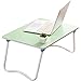 Produktbild CWJ Tisch-Notebook Computer Schreibtisch Bett faltbar (60 40 29Cm) Schlafsaal Student einfach faul Bett einfaches Haus,Grün