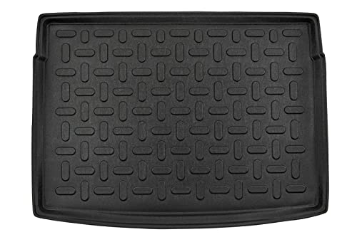 SCOUTT | Kofferraumwanne Laderaumwanne Kompatibel mit Golf 5 V, 6, 3 / Fließheck 2003-2013, mit Hoher Rand, Kofferraum-Schutzmatte, Geriffelt