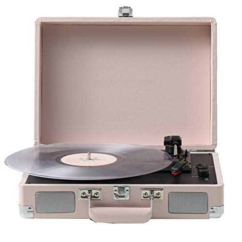 ROLTIN Giradischi, Valigia Giradischi con Bluetooth Multifunzione, Uscita Linea RCA, Ingresso AUX, Uscita Audio da 3,5 mm, per intrattenimento e Decorazione Domestica