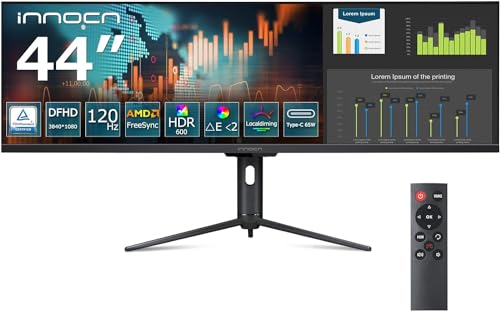 INNOCN 43.8インチ モニター　3840*1080 ウルトラワイド Amazon.co.jp: INNOCN 43.8インチ ウルトラワイド pc モニター