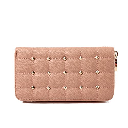 Grand portefeuille long femme grande capacité fermeture éclair pochette de mode